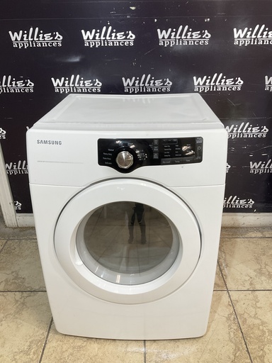 [101979] Samsung Used Electric Dryer 220volts (30 AMP) 27inches {3 prong} (White) 