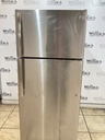 Ge Used Refrigerator Top and Bottom 28x64 (Stainless Steel) 