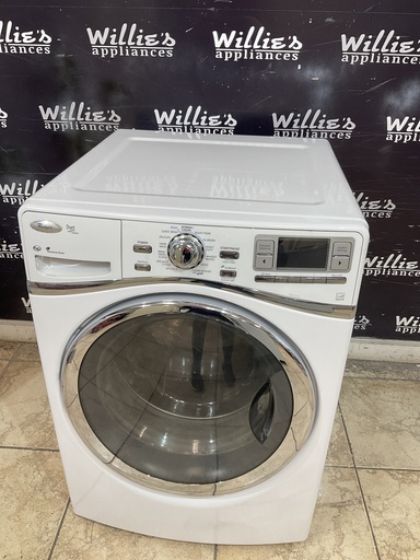 [102063] Whirlpool Used Washer Front-load 27inches (White) 