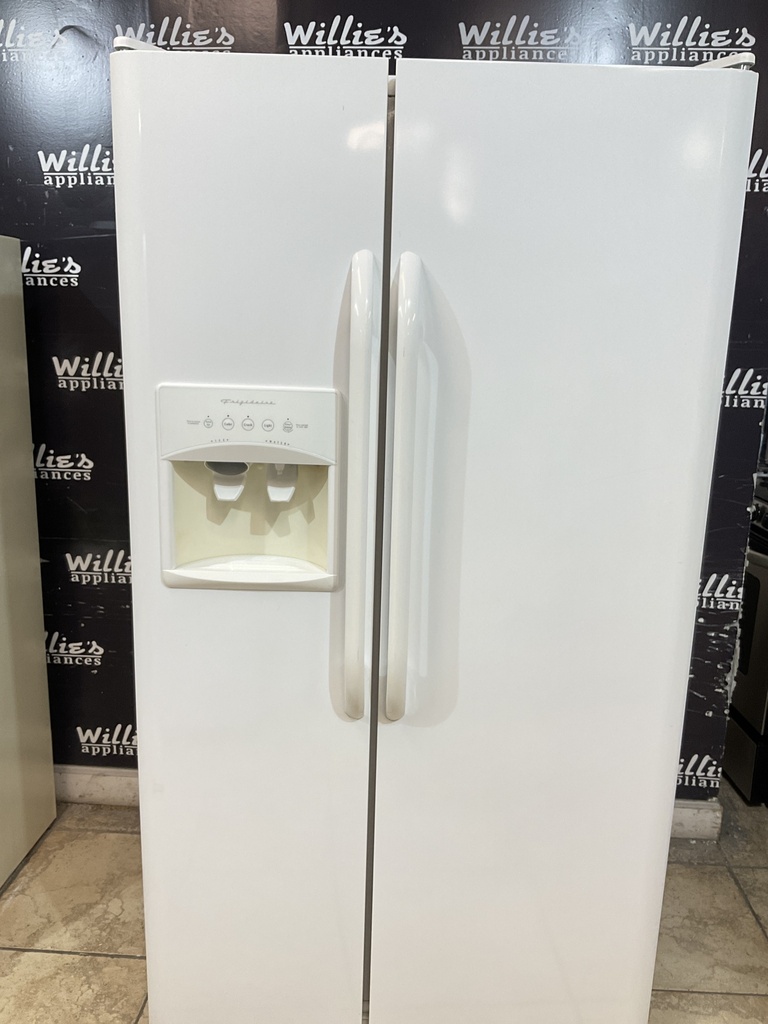 Frigidaire Used Refrigerator Side By Side 36 1/2” x 69” (White) 