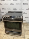 Lg Used Electric Stove 220volts (40/50 AMP) 30inches {no cord} (Stainless steel) 