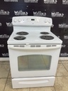 Ge Used Electric Stove 220volts (40/50 AMP) 30inches {no cord} (White) 