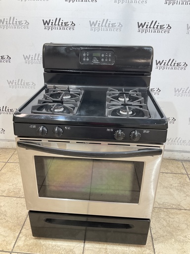 [102109] Frigidaire Used Natural Gas Stove 30inches (Stainless Steel) 