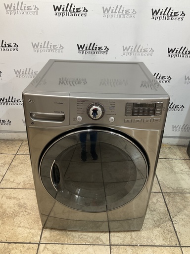 [102121] Lg Used Electric Dryer 220volts (30 AMP) 27inches {3 prong} (grey) 