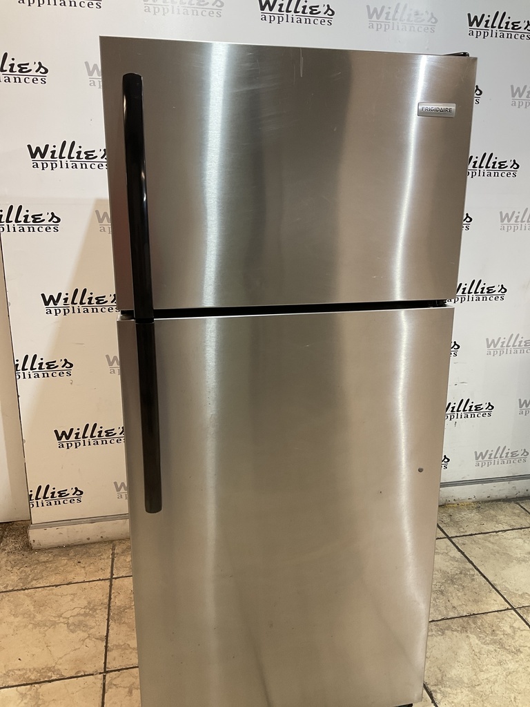 Frigidaire Used Refrigerator Top and Bottom 28 1/2” x 64 1/2” (Stainless Steel) 