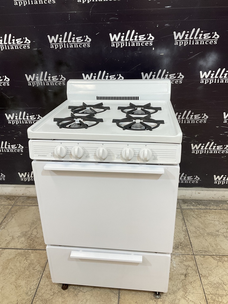 Premier Used Natural Gas Stove 24inches (White) 
