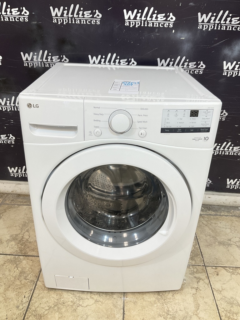 Lg Used Washer Front-load 27inches (White) 
