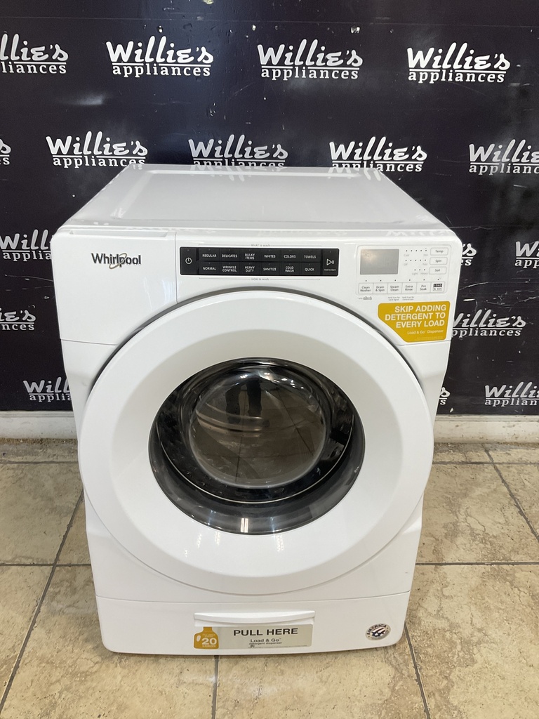 Whirlpool Used Washer Front- load 27inches (White) 