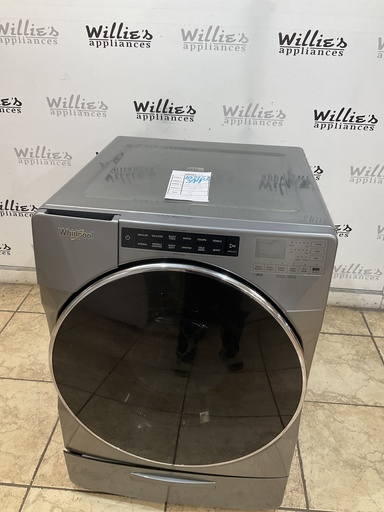 [102161] Whirlpool Used Washer Front-load 27inches (Grey) 