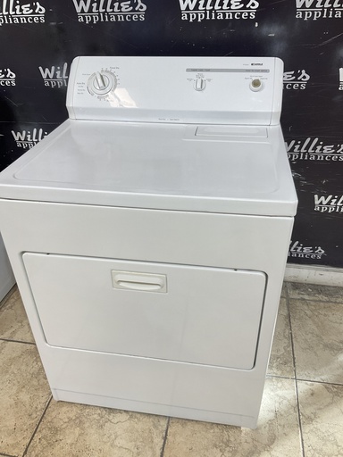 [102188] Kenmore Used Electric Dryer 220volts (30 AMP) 29inches {3 prong} (White) 