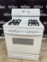 Whirlpool Used Natural Gas Stove 30inches (White) 
