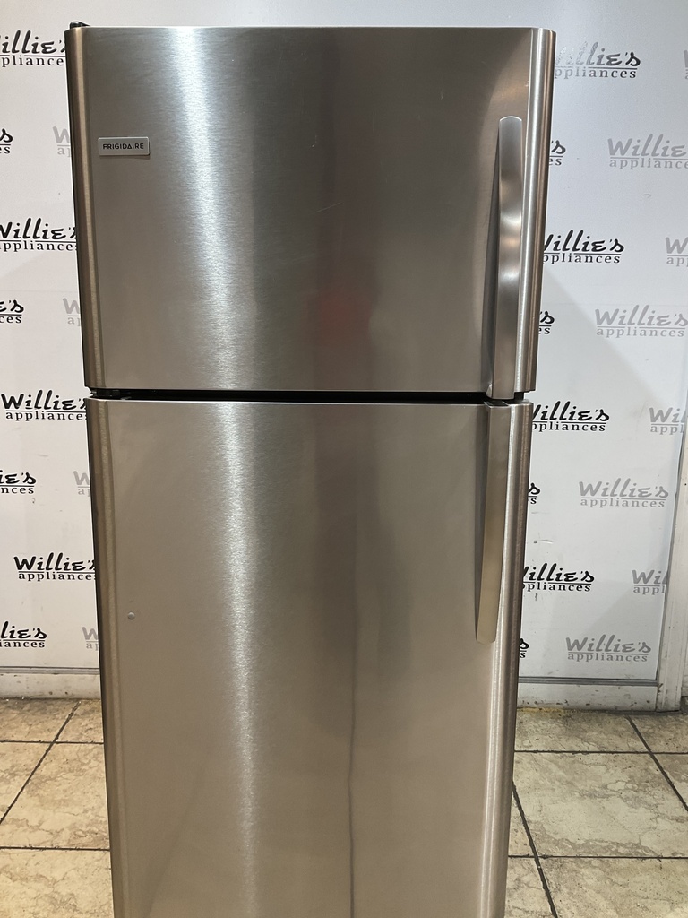 Frigidaire Used Refrigerator Top and Bottom 30x69 (Stainless Steel ) 