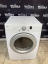 Lg Used Electric Dryer 220volts (30 AMP) 27inches {no cord} (White) 