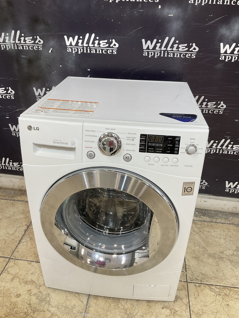 Lg Used Washer Front-load 23 1/2” (White) 