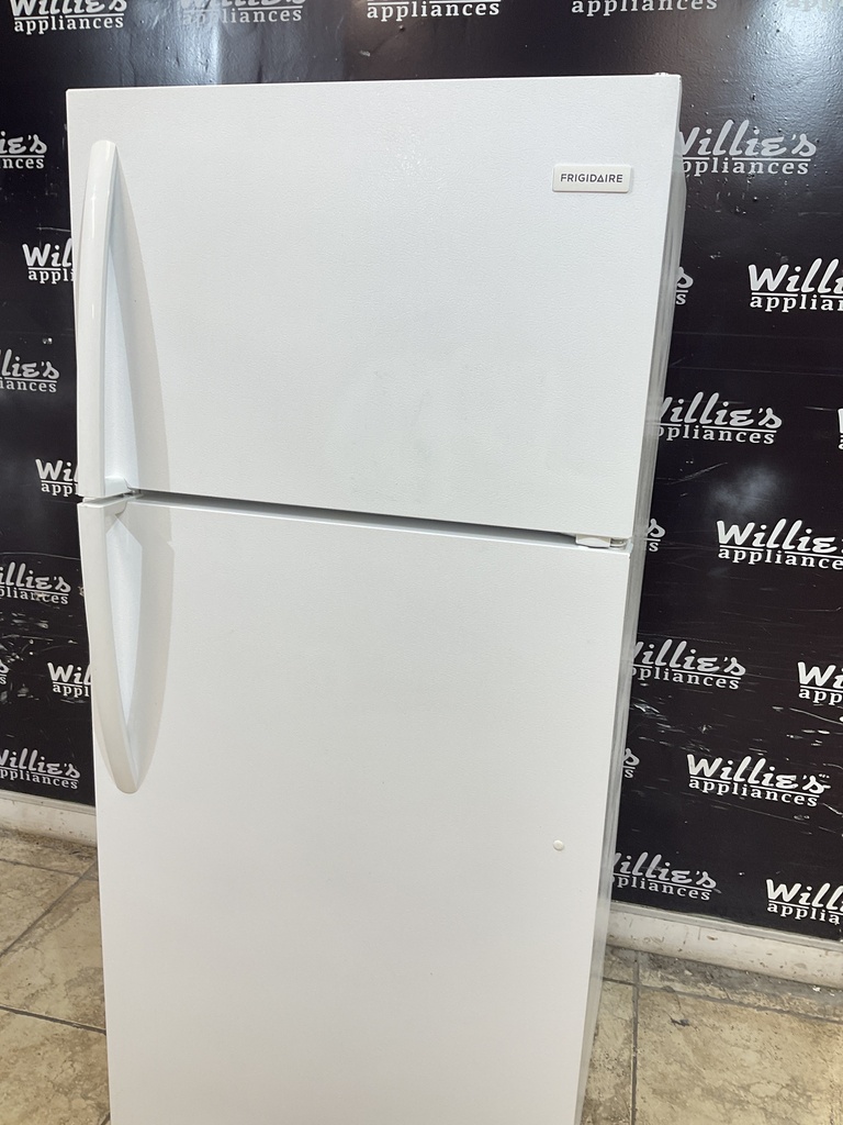 Frigidaire Used Refrigerator Top and Bottom 28x64 1/2” (White) 