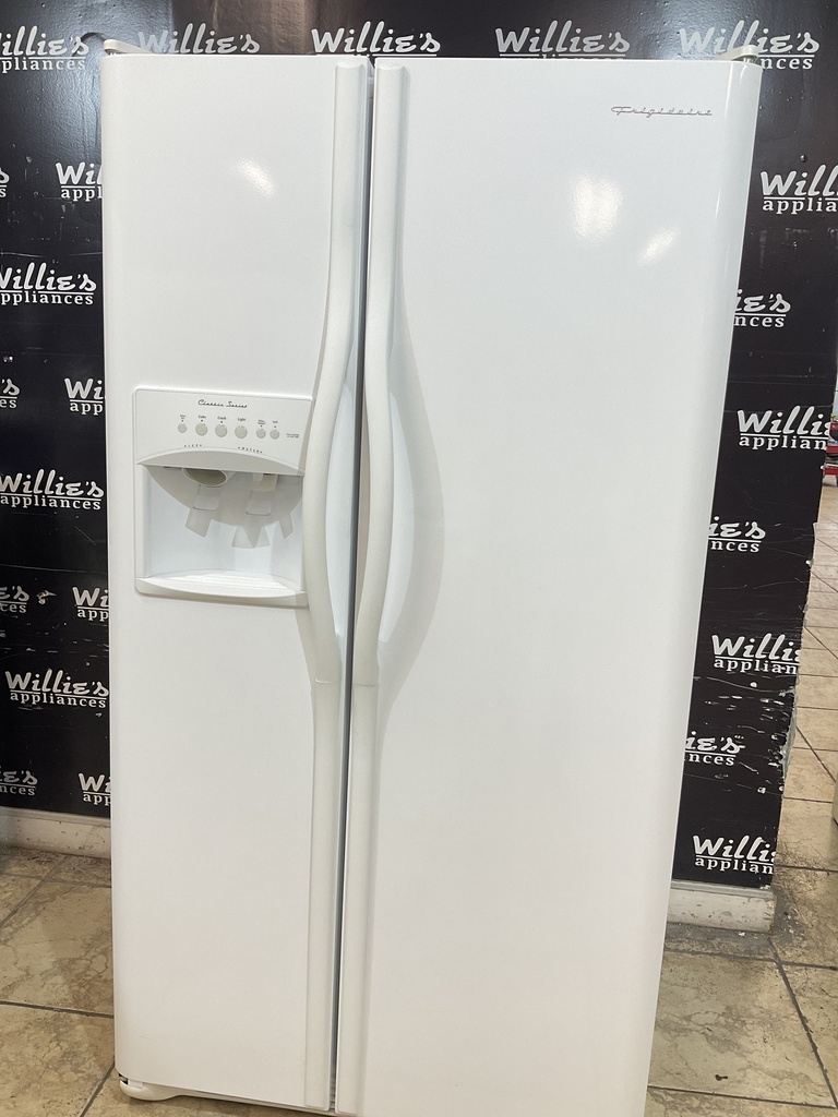 Frigidaire Used Refrigerator Side by Side 36 1/2” x 69” (White) 