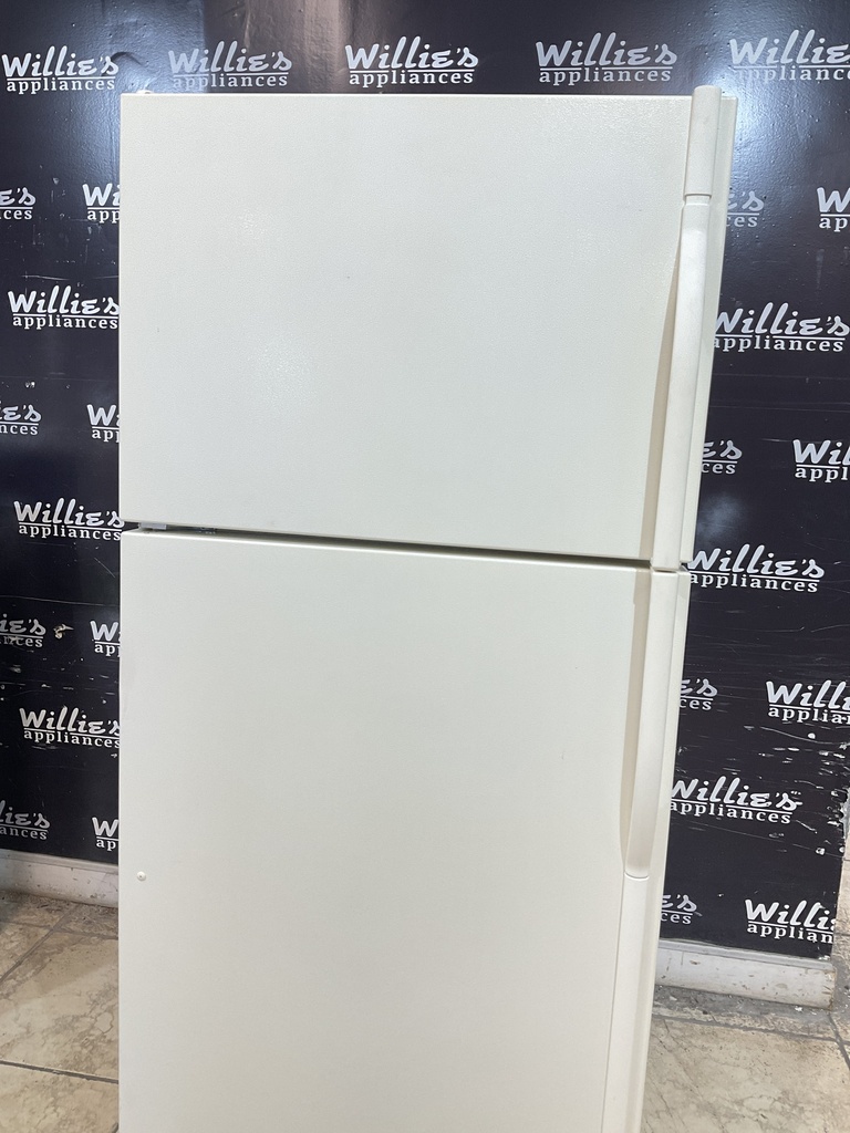 Kenmore Used Refrigerator Top and Bottom 30x65 1/2” (Bisque) 