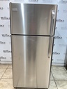 Frigidaire Used Refrigerator Top and Bottom 30x66 (Stainless Steel) 