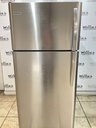 Frigidaire Used Refrigerator Top and Bottom 30x66 (Stainless Steel) 