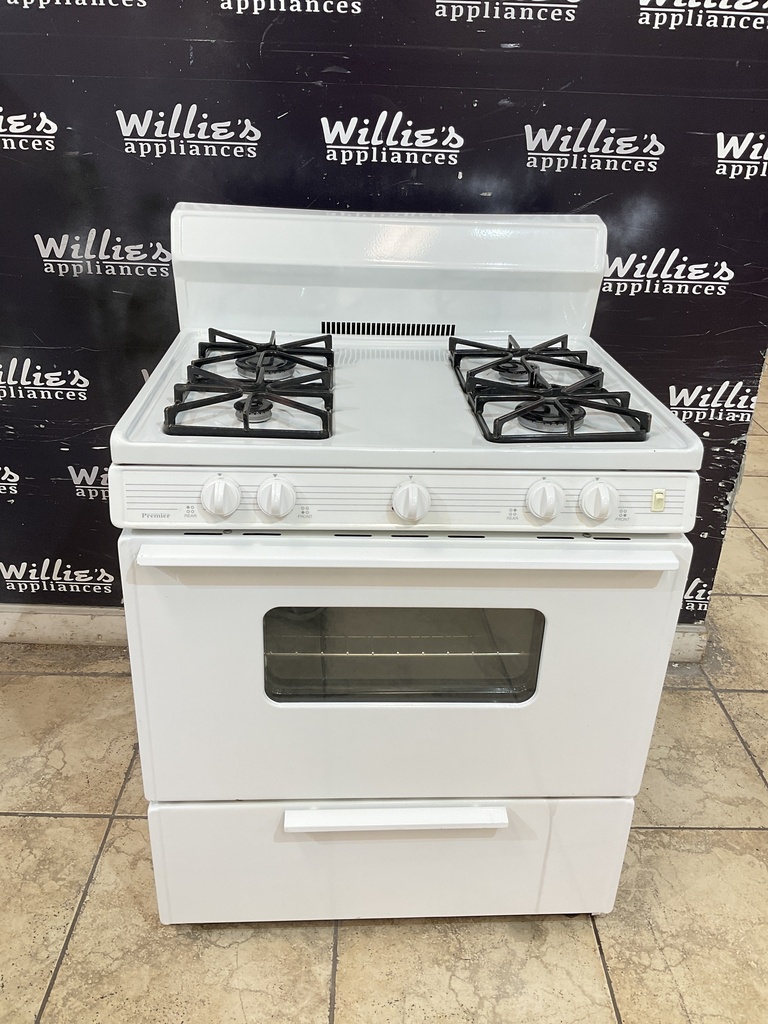 Premier Used Natural Gas Stove 30inches (White) 