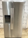Whirlpool Used Refrigerator Counter Depth Side by Side 36x69 1/2” (Stainless Steel) 
