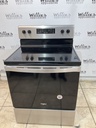 Whirlpool Used Electric Stove 220volts (40/50 AMP) 30inches {4 prong} (Stainless steel) 