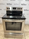 Frigidaire Used Electric Stove 220volts (40/50 AMP) 30inches {no cord} (Stainless steel)