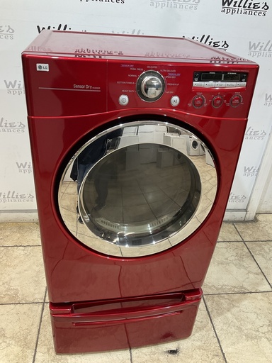 [102332] Lg Used Natural Gas Dryer 27inches (Red)