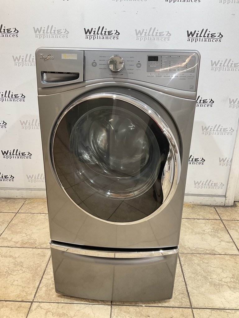 Whirlpool Used Washer Front-load 27inches (Grey) 