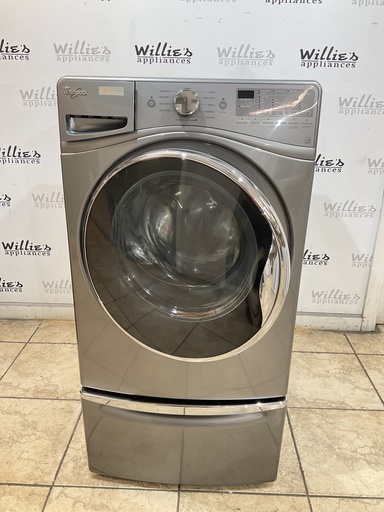 [102340] Whirlpool Used Washer Front-load 27inches (Grey) 