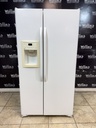 Ge Used Refrigerator Side by side 36x69 1/2” (White)