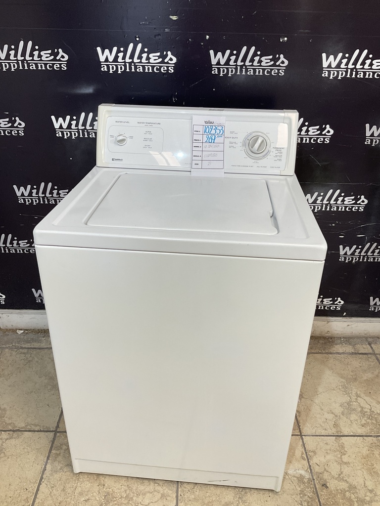 Kenmore Used Washer Top-load 27inches (White) 