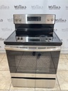 Ge Used Electric Stove 220volts (40/50 AMP) 30inches {3 prong} (Stainless steel) 