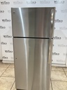Ge Used Refrigerator Top and Bottom 28x64 (Stainless Steel) 
