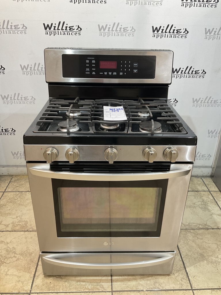 Lg Used Natural Gas Stove 30inches (Stainless Steel) 