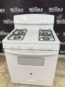 Ge Used Natural Gas Stove 30inches (White) 
