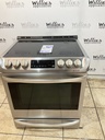 Samsung Used Electric Stove 220volts (40/50 AMP) 30inches {no cord} (Stainless steel) 