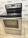 Whirlpool Used Electric Stove 220volts (40/50 AMP) 30inches {no cord} (Stainless Steel) 