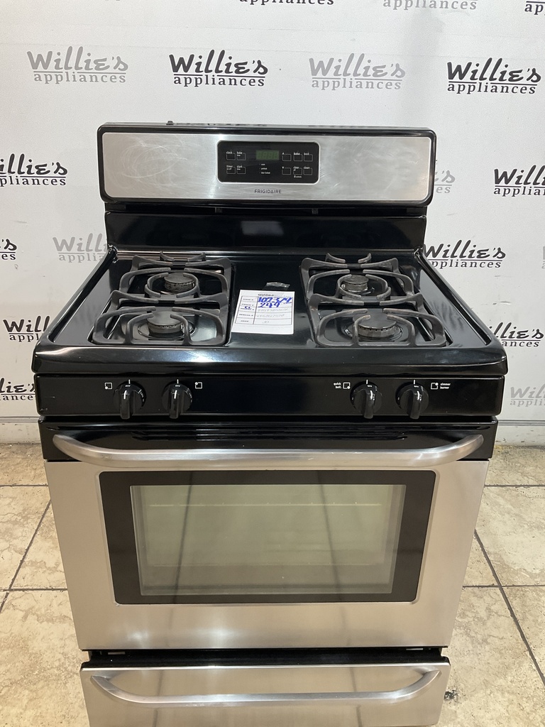Frigidaire Used Natural Gas Stove 30inches (Stainless Steel) 