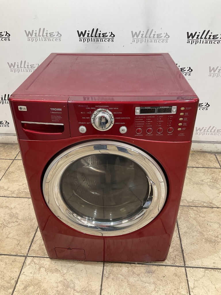 Lg Used Washer Front-load 27inches (Red) 