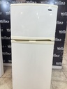 Whirlpool Used Refrigerator Top and Bottom 30 1/2 x 66 1/2” (Bisque) 