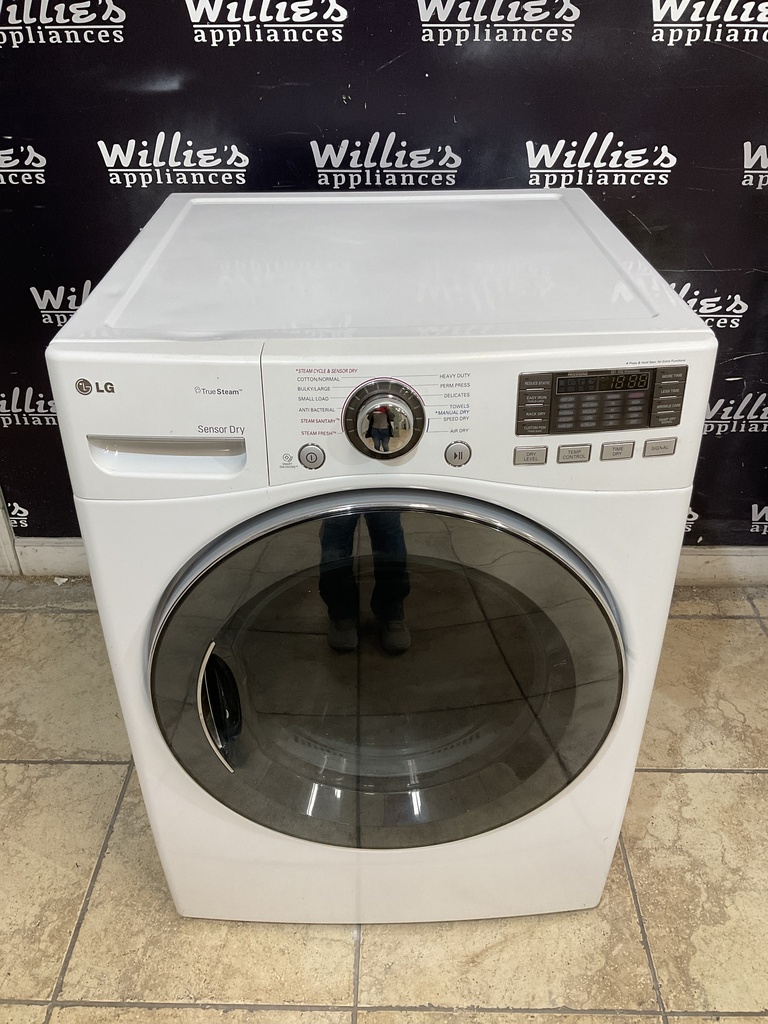 Lg Used Electric Dryer 220volts (30 AMP) 27inches {3 prong} (White) 