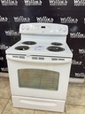 Ge Used Electric Stove 220volts (40/50 AMP) 30inches {no cord} (White) 