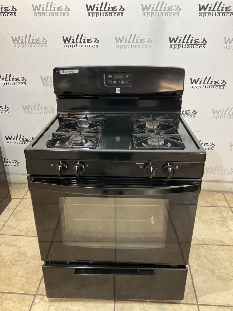 Ge Used Gas Propane Stove 30inches (Black) 