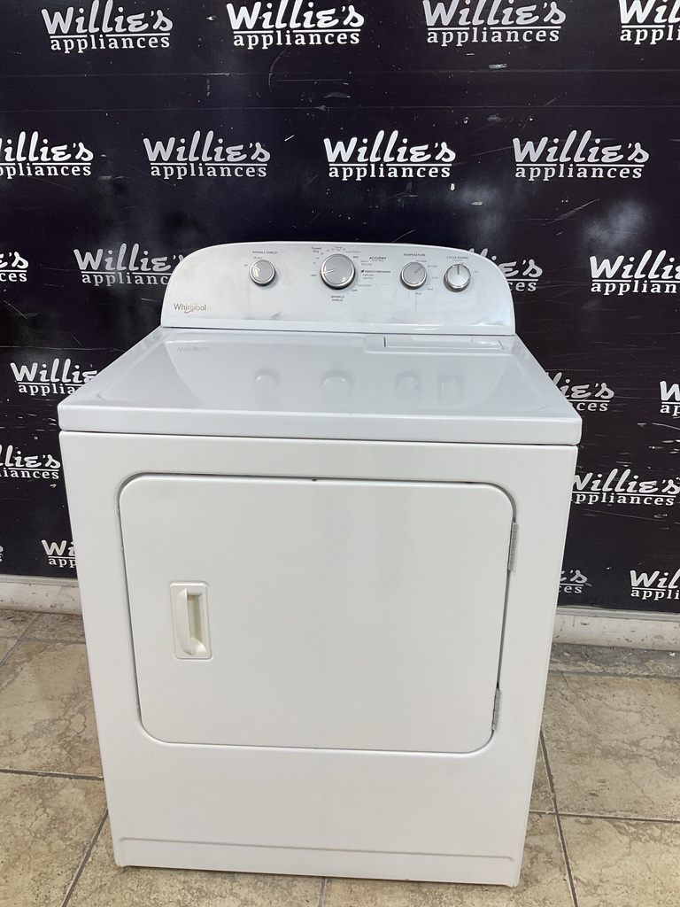 Whirlpool Used Electric Dryer 220volts (30 AMP) 29inches {4 prong} (White) 