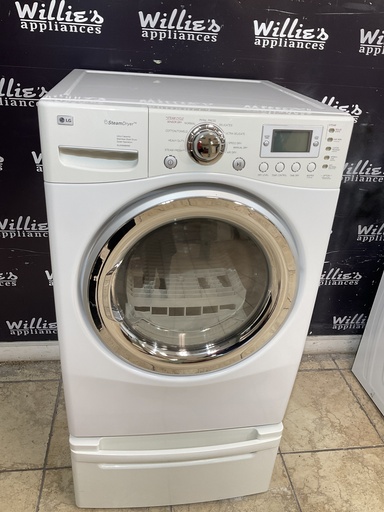 [102498] Lg Used Natural Gas Dryer 27inches (White) 