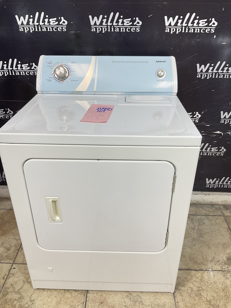 Admiral Used Natural Gas Dryer 29inches (White) 
