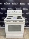 Ge Used Electric Stove 220volts (40/50 AMP) 30inches {3 prong} (Bisque) 