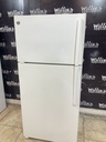 Ge Used Refrigerator Top and Bottom 28x61 1/2” (White) 