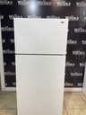 Hotpoint Used Refrigerator Top and Bottom 28x61 1/2” (White) 